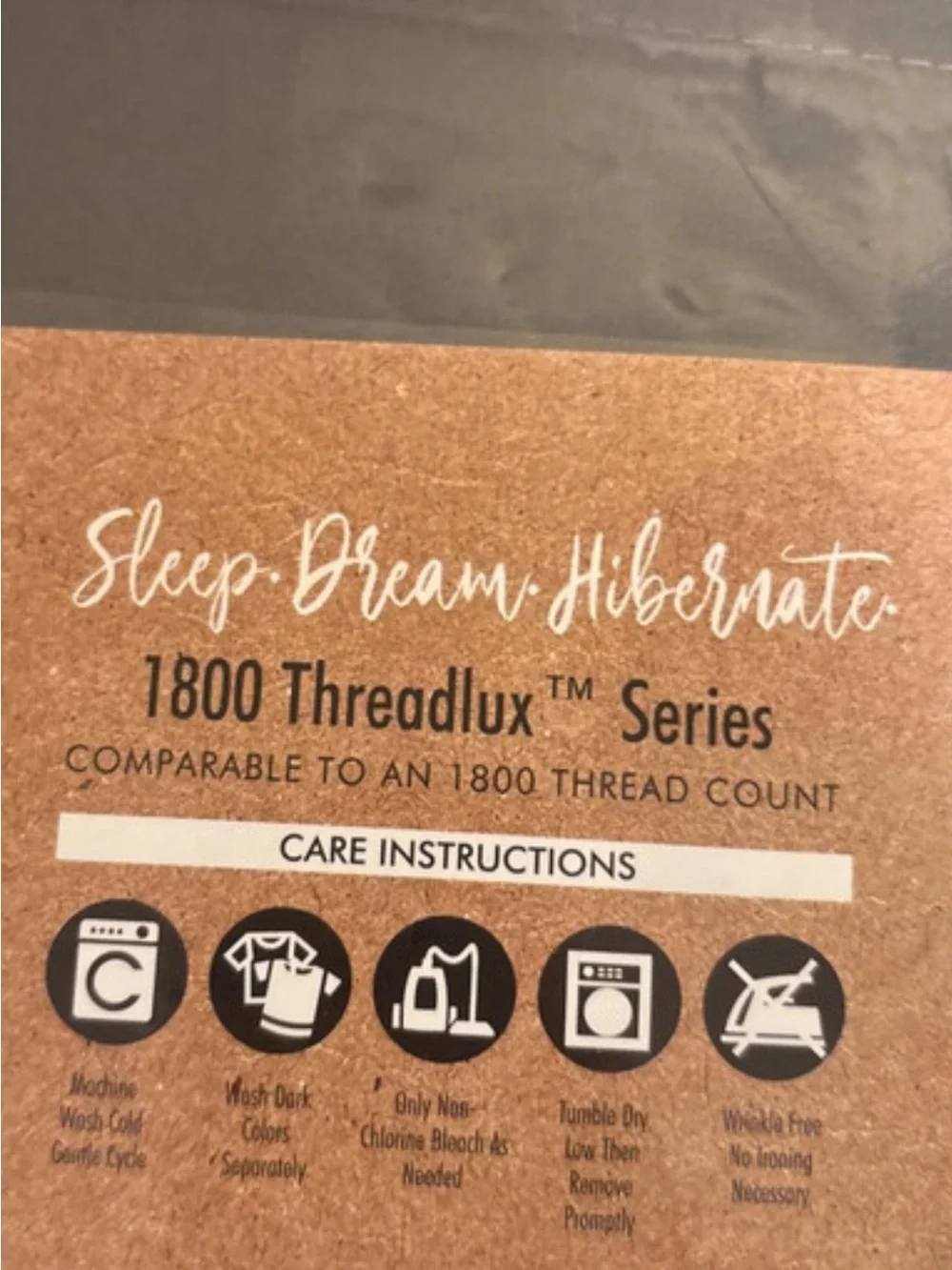 Hibernate Twin XL Sheet Set - Gray brand new in package